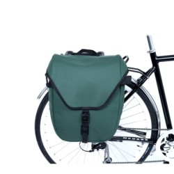 AtranVelo COMMUTER Side taske, 24 liter. Mat grøn, til AVS TripleX adapter, vandtæt.   extra lommer, rum til laptop, magnet spæn