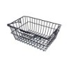 Basil Cairo Luxe sort trådkurv med hank og kroge - bagmontering