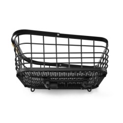 BikePartner Skanderborg cykelkurv bag i sort aluminium med MIK beslag