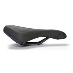 Sadel (unisex) fra SelleRoyal model Vivo BULK 45° kørestilling. Foam Matrix. Reflective Film (refleks) & Ergonomic Channel.