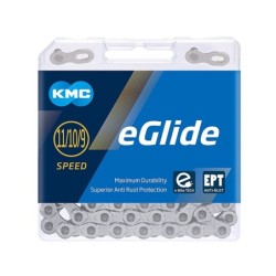 Kæde KMC 1/2x11/128" æske EPT anti rust passer til 9-11 speed, 118 led, vægt: 327 g Specielt til E-bike med centermotor, 3500+