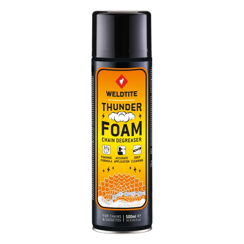 Weldtite Thunder Foam Chain Degreaser 500 ml renseskum til cykelkæde