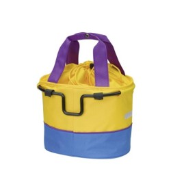 KLICKFIX Shopper Lori børnecykelkurv rød – med snørelukning og refleks