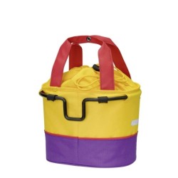 KLICKFIX Shopper Lori børnecykelkurv rød – med snørelukning og refleks