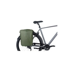 Taske sæt BASIL MOVE Commuter (brun) Dobbelt Pannier 27x16x38cm 30L