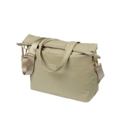 Taske BASIL Manhattan Commuter Office bag Taupe Bag 38x12x30cm 12L Hook-on system