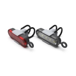 Lygte bag Reelight STADIUM RUN Light, vandtæt IPX4 (sort), 7 Funktioner, 25 lumen, USB-C Genopladelig 350mAh, op til  17 timer v