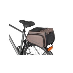 Cykeltaske BASIL MOVE Trunk bag brun forberedt for MIK