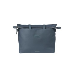 BASIL Manhattan Commuter Office bag i navy set fra siden – elegant og kompakt arbejdstaske til cyklen