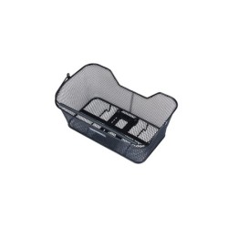 Basil Base XL MIK cykelkurv sort 14L med ECO bund og håndtag