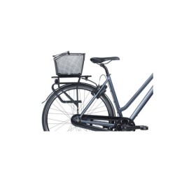 Basil Base XL MIK cykelkurv sort 14L med ECO bund og håndtag