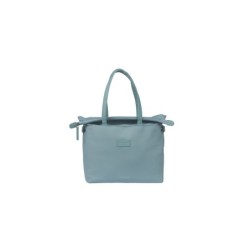 Taske BASIL Manhattan Commuter Office bag (Graphite blue). Dimensioner: 38x12x30 cm, volumen: 12 L. Hook-on system