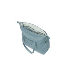 Taske BASIL Manhattan Commuter Office bag (Graphite blue). Dimensioner: 38x12x30 cm, volumen: 12 L. Hook-on system