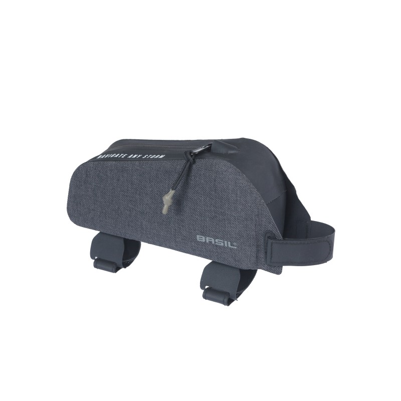 Basil Navigator Storm vandtæt steltaske – sort, top tube model 0,8 liter