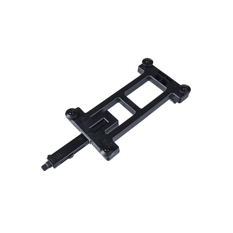 Adapter Basil MIK 2.0 med lås og nøgle – til kurv og taskemontage på MIK system