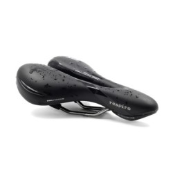 Sadel (unisex) fra Selle Royal model Respiro. 60° kørestilling, Royal Gel, Cool Cover, Scuff Guards, Elastome, ventilation & ICS