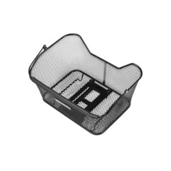 Kurv Basil Icon MIK 2.0 str. M (sort) Dimensioner: 39 x 24 x 14 cm, vol. 13 L. Leveres med  formonteret MIK adapterplade.