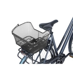 Kurv Basil Icon MIK 2.0 str. M (sort) Dimensioner: 39 x 24 x 14 cm, vol. 13 L. Leveres med  formonteret MIK adapterplade.