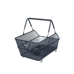 Basil Cento Multi System NX cykelkurv – sort bagkurv 40x24x21 cm med hank