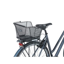 BASIL LESTO MIKkurv (bag) m. reflekterende sider Dimension: 32x41x27cm, Vol. 35 L, max bæreevne:  10 kg, Leveres med formonteret