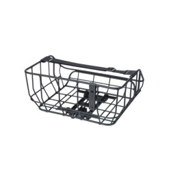 Kurv BASIL PORTLAND MIK Sort Bag 43,5x36x22,5cm 25L Inkl.MIK 2.0 adapter på kurv