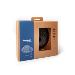 Sampak Bikepartner E-Bike 9sp 11-32t Road/MTB (sort) med KMC E9S 1/2x11/128" kæde (sølv/sort) 136 led. 11-13-15-17-19-21-24-28-3