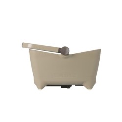 Basil Buddy cykelkurv til hund – Biscotti Brown med MIK adapter, sele og pude