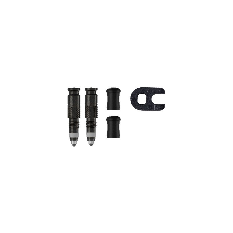 FV-Schwalbe Clik Valve Kit (Kun ventil) 2xVentil Core SCV, 1xnøgle, 2xstøvdæksel