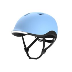 Lumos Nyxel hjelm med MIPS - Farve Lys Blå - Str. 55-59cm (M) - hjelm     med integrerede lygter, blinklys og bremselys.