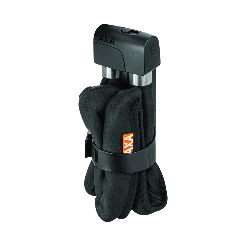 Foldelås AXA FOLDABLE 10, Ø10mm - Længt 105 CM - inklusiv holder. Varefakter godkendt.