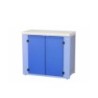 Cyclus Skab med en hylde og 2 låger til 720801 - Farve BLÅ