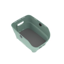 Kurv BASIL CENTO NEO WSL Silver green Bag recycled synthetic 46x35x25cm(10)