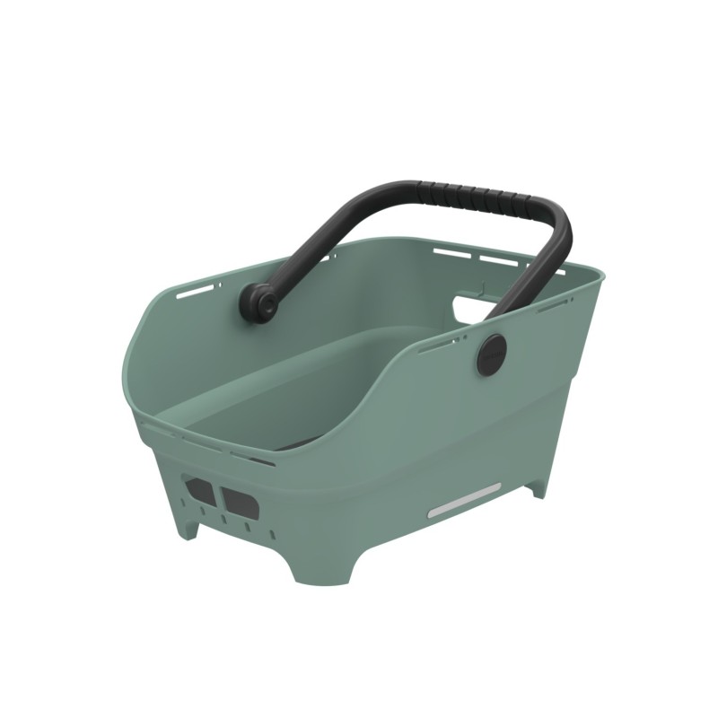 Kurv BASIL CENTO NEO Silver green Multi NX Mont. bag Dim.: 46,9x23,7x14,1 cm. Vol.: 30 L. Bærevne: 10 k