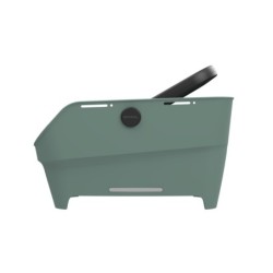 Kurv BASIL CENTO NEO Silver green Multi NX Mont. bag Dim.: 46,9x23,7x14,1 cm. Vol.: 30 L. Bærevne: 10 k