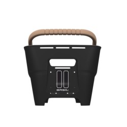 Kurv BASIL CENTO NEO MIK 2.0 Recycled synthetic Sort Bag 46x35x25cm inkl. MIK 2.0 adapter monteret