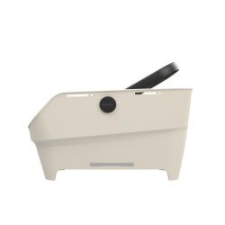 Kurv BASIL CENTO NEO MIK 2.0 Recycled synthetic inkl. MIK 2.0 adapter mont. Off-white Bag 46x35x25cm