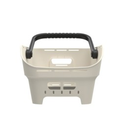 Kurv BASIL CENTO NEO MIK 2.0 Recycled synthetic inkl. MIK 2.0 adapter mont. Off-white Bag 46x35x25cm