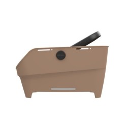 Kurv BASIL CENTO NEO MIK 2.0 Recycled synthetic Sand Bag 46x35x25cm inkl. MIK 2.0 adapter monteret