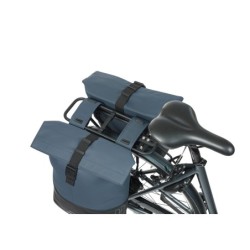 Taskesæt BASIL Cove double pannier bag, 28–32L, navy/black