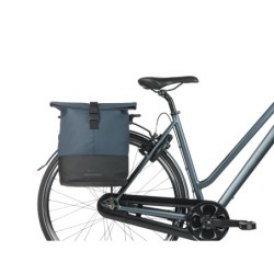 Taskesæt BASIL Cove double pannier bag, 28–32L, navy/black