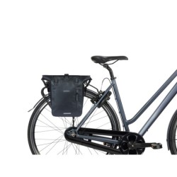 Taske Basil Rivo tarpaulin Waterproof Størrelse medium MIK Hook (25x14x38 cm), vol. 12-15 L.