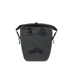 Taske Basil Rivo tarpaulin Waterproof Størrelse large MIK Hook (28x14x43 cm), vol. 25-31 L. Black