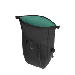 Taske Basil Rivo tarpaulin Waterproof Størrelse large MIK Hook (28x14x43 cm), vol. 25-31 L. Black