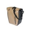 Taske Basil Rivo tarpaulin Waterproof Størrelse large MIK Hook Sand/black (28x14x43 cm), vol. 25-31 L.