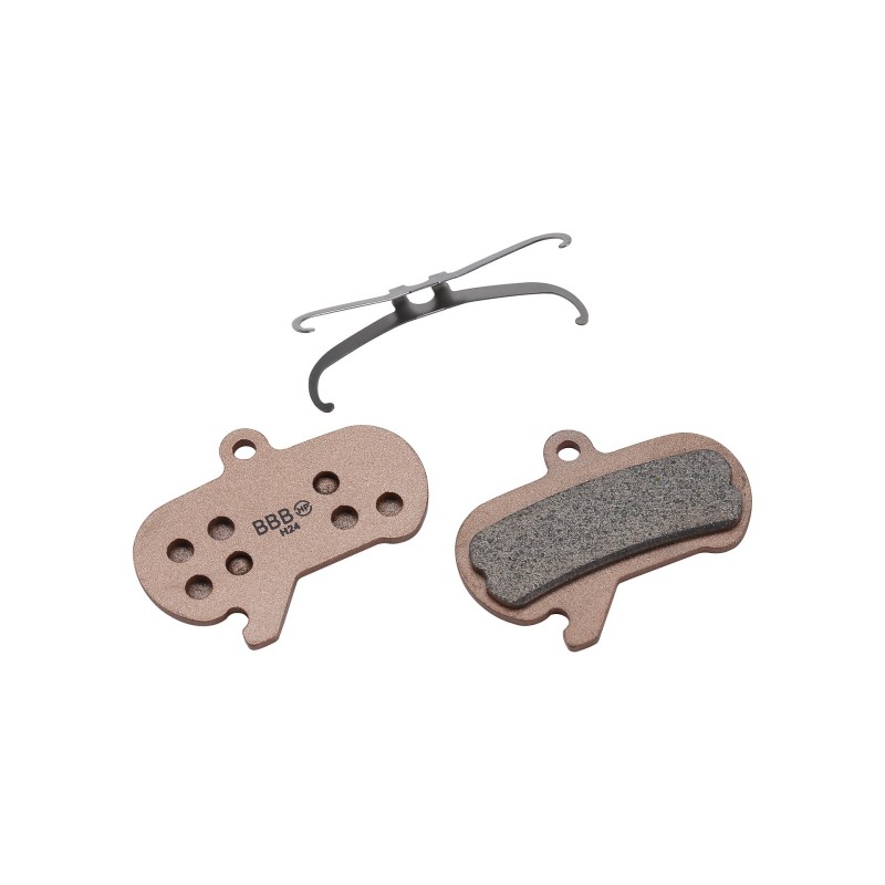 BBB DiscStop HP Sintered bremseklodser der kan håndtere længere perioder med opbremsning  i både tørre og våde forhold.