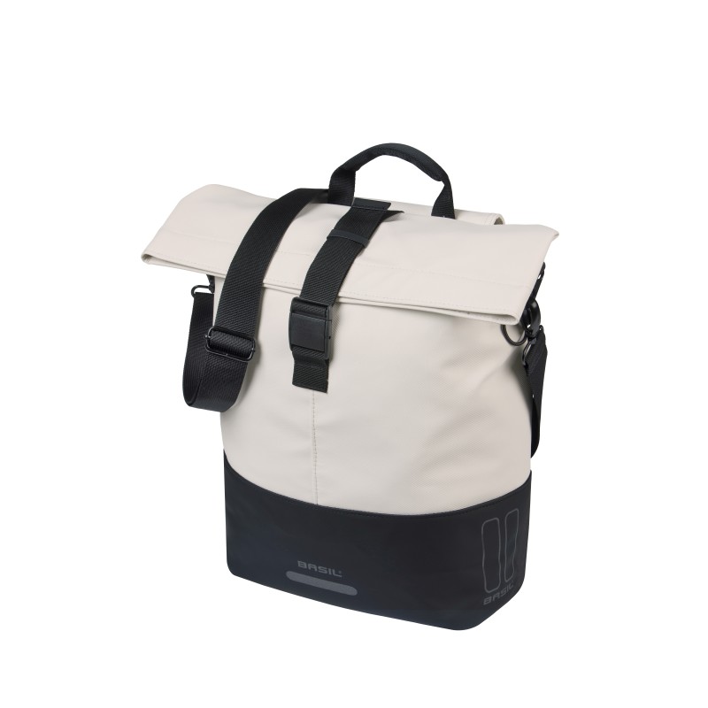 Taske Basil Cove shopper MIK Hooks, 14–16L, off-white/black