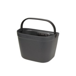 Klickfix MIO BASKET frontkurv (granite black) dimension 37x29x27 cm, vol. 18 L Max. bæreevne: 7 kg