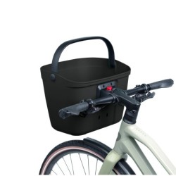 Klickfix MIO BASKET frontkurv (granite black) dimension 37x29x27 cm, vol. 18 L Max. bæreevne: 7 kg