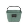 Klickfix MIO BASKET frontkurv (sage green) dimension 37x29x27 cm, vol. 18 L Max. bæreevne: 7 kg