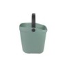 Klickfix MIO BASKET frontkurv (sage green) dimension 37x29x27 cm, vol. 18 L Max. bæreevne: 7 kg